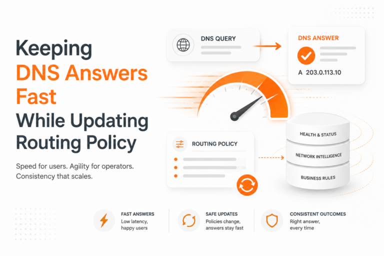Keeping-DNS-Answers-Fast-While-Updating-Routing-Policy